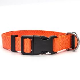 New Pet Collar (Option: Orange-S)
